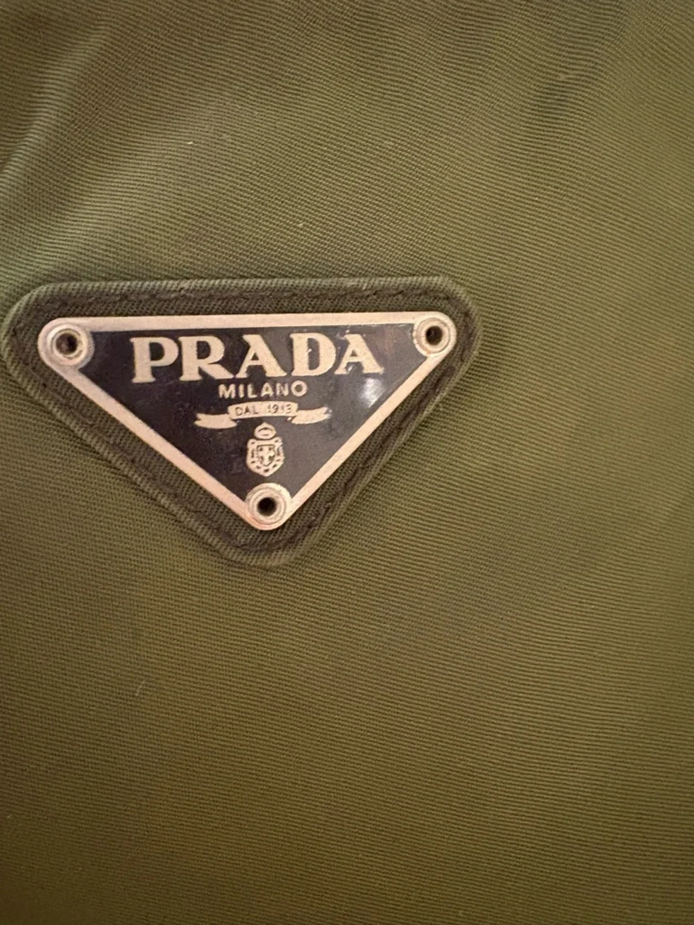Prada Olive Green Nylon Crossbody Bag,lightweight - Picture 3 of 9